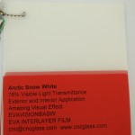 Arctic Snow White Ethylene Vinyl Acetate Copolymer EVA interlayer film for laminated glass safety glazing (36)
