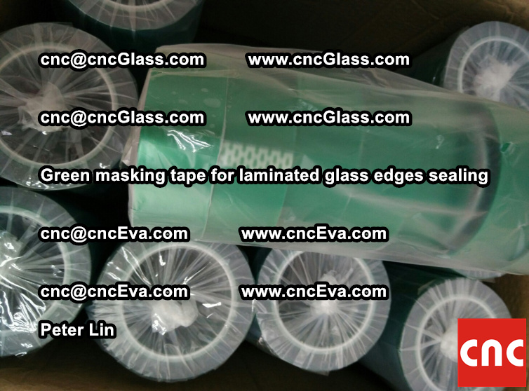 green-masking-tape-for-laminated-glass-edges-sealing-1