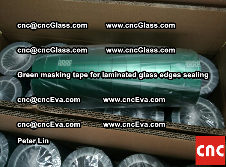 green-masking-tape-for-laminated-glass-edges-sealing-2